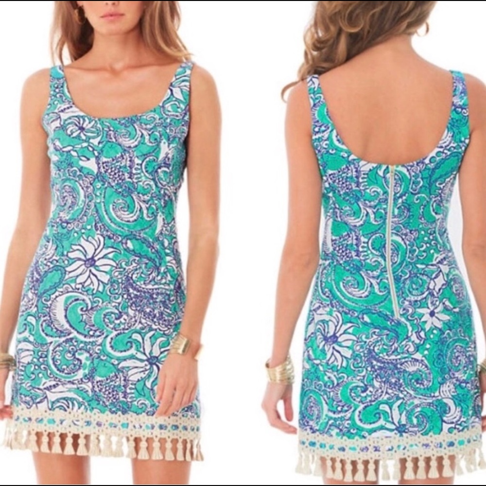 Lilly Pulitzer Octopus Tassel dress